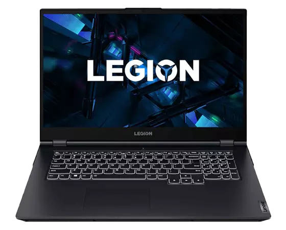 Legion 5i Gen 6 (17″ Intel) front facing NVIDIA® GeForce RTX™ Studio logo