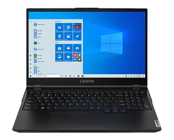 Fron view of the Lenovo Legion 5 15 laptop