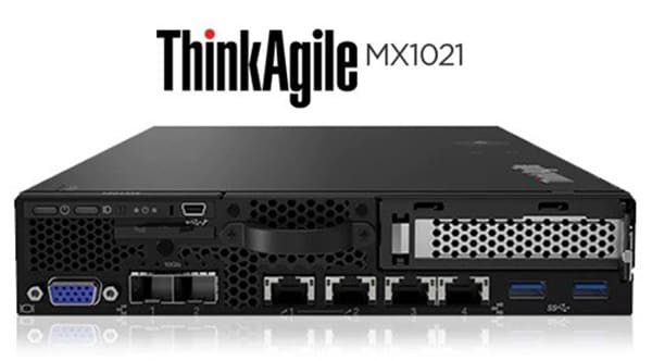 Lenovo ThinkAgile MX1021 - arrière vers l’arrière
