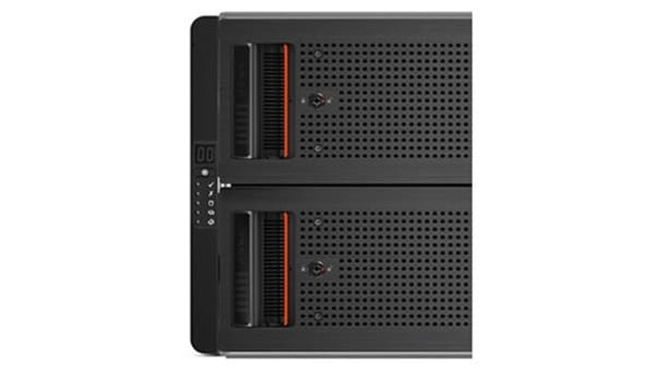 Lenovo D3284 Direct Attached Storage - close up, front facing