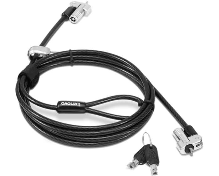 NanoSaver Twin Head Cable Lock from Lenovo | 4XE1B81916 | Lenovo US