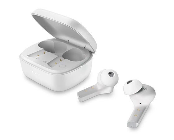 Lenovo Smart Wireless Bluetooth Earbuds with NC Microphone (White)