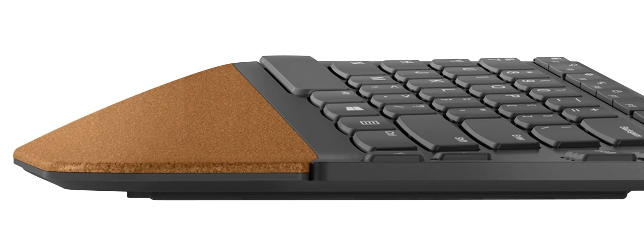 Lenovo Go Wireless Split Keyboard closeup right side view