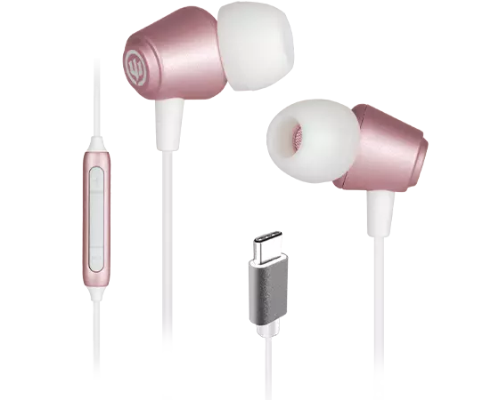 

Wicked Audio - Ravian USB C Earbud - Rose gold