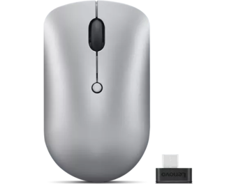 Lenovo 540 USB-C ワイヤレスコンパクトマウス(クラウドグレー 