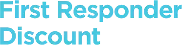First Responder Discount Cyan Logo