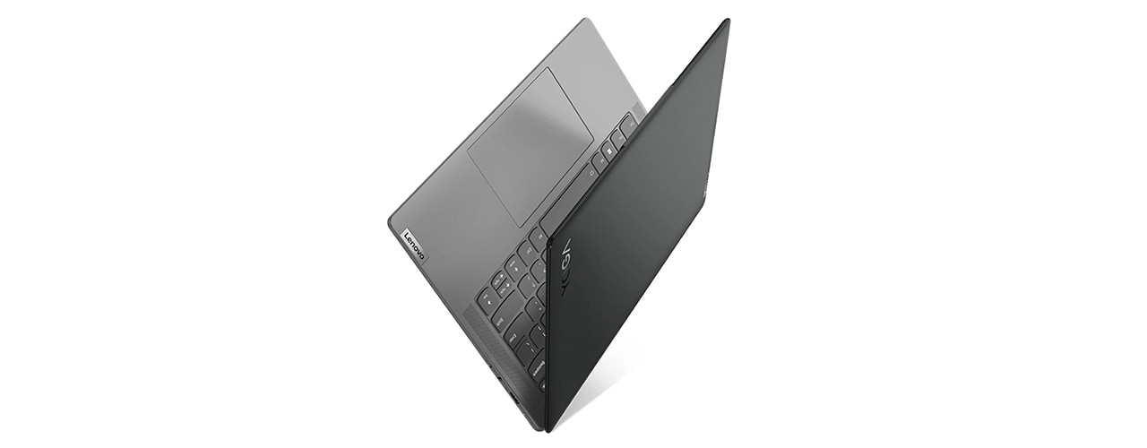 Yoga Slim 7 Pro X Gen 7 laptop, slightly open, facing up