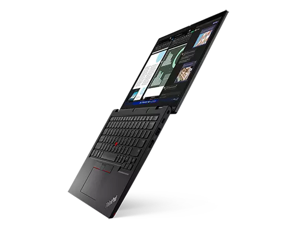 ThinkPad L13 Yoga Gen 3 laptop 180 degrees facing left