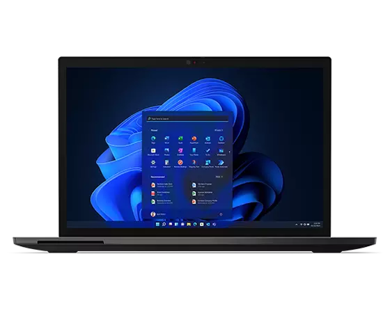 ThinkPad L13 Yoga Gen 3 laptop front-facing view of display