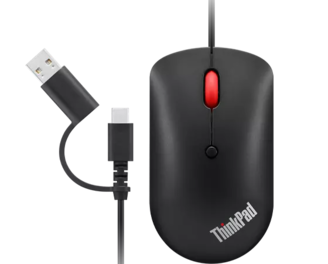 ThinkPad USB-C Wired Compact Mouse | 4Y51D20850 | Lenovo US
