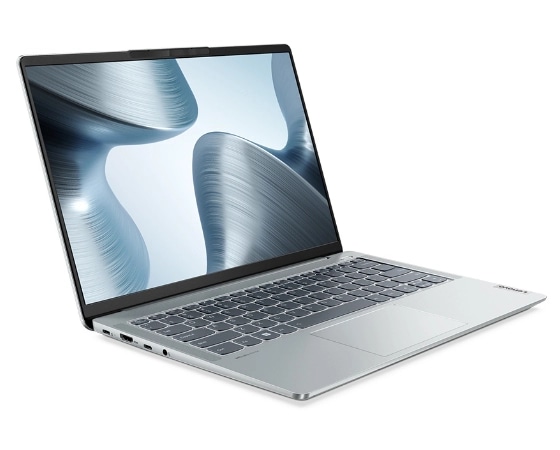 Driekwart aanzicht Lenovo IdeaPad 5i Pro Gen 7 laptop-pc, staand.