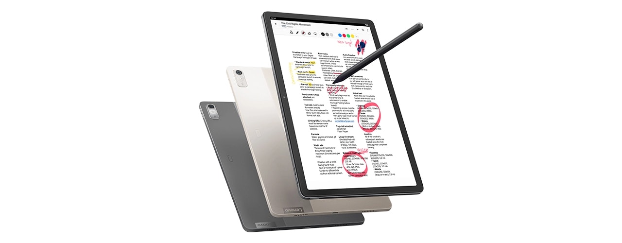 Lenovo Tab P11 Pro Gen 2 tablet  Nebo Notes app