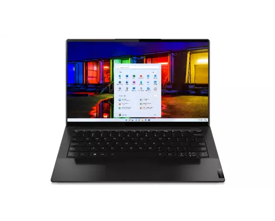 Bærbar Lenovo Yoga Slim 9i-computer, set forfra
