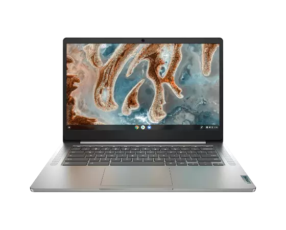 IdeaPad 3 Chromebook Gen 6 (14-tommers MTK) Arctic Grey, sett forfra