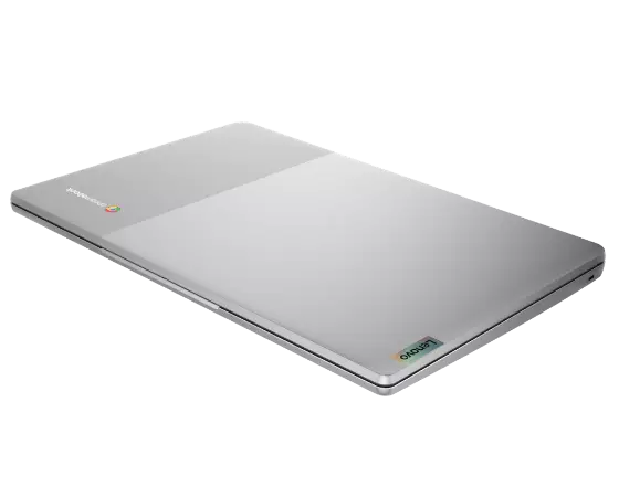 IdeaPad 3 Chromebook Gen 6 (14″ MTK) Arctic Grey Slim Design and Ports.