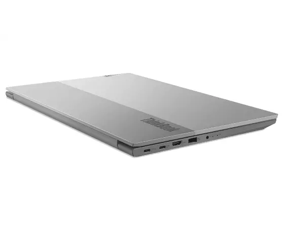 Lenovo ThinkBook 15 Gen 4 (15" AMD) laptop – ¾ left-rear view, lid closed.