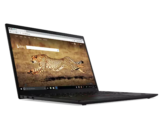 ThinkPad X1 Nano bärbar dator sedd i vinkel från vänster