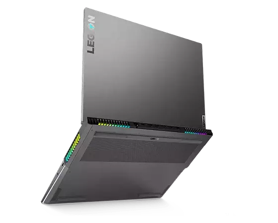 Lenovo Legion 7 (16” AMD) gaming laptop, bottom right angle view