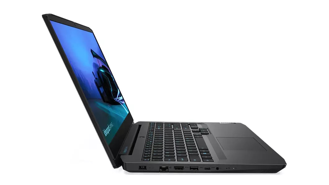 Lenovo IdeaPad Gaming 3i (15") laptop, left view