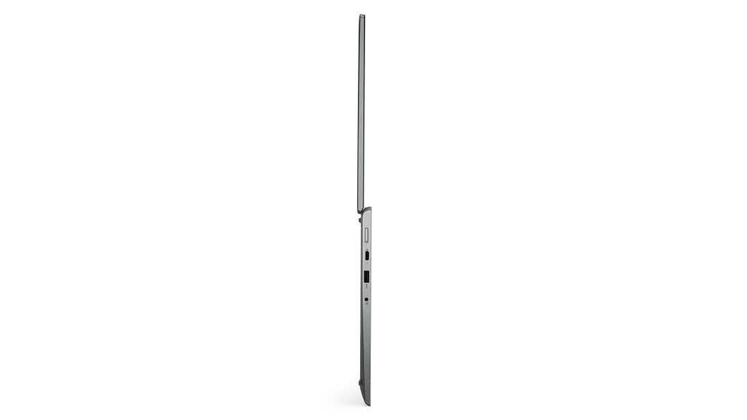 ThinkPad L13 Gen 3 laptop 180 degrees vertical, facing right