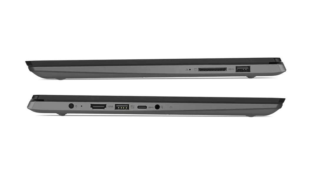 Lenovo Ideapad 530S, side views, closed, showing ports