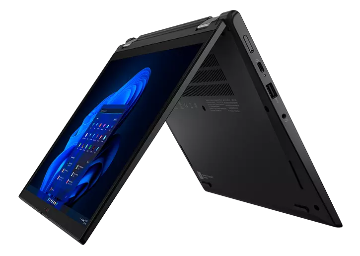 ThinkPad L13 Yoga Gen 3 laptop tent mode