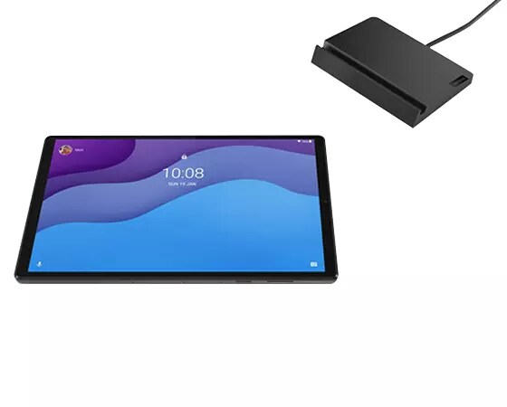 The Lenovo Smart Tab M10 HD (2nd Gen) with separate Smart Dock