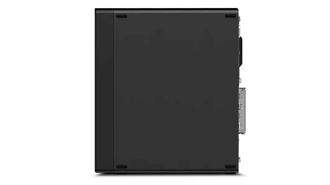 Lenovo ThinkStation P350 SFF workstation—left side