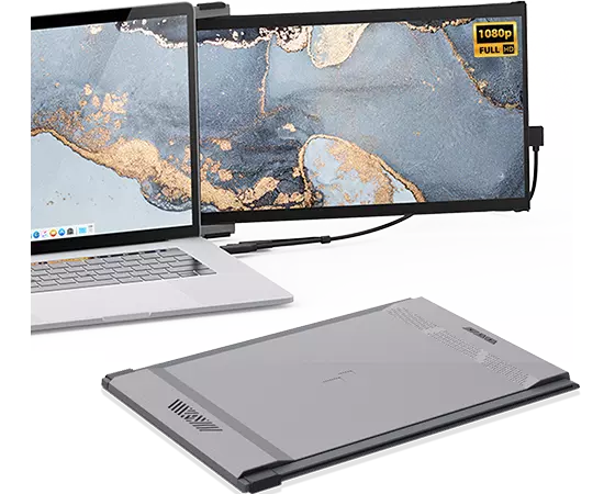 Trio Max Mobile Pixels – Monitor de laptop triple pantalla de 14