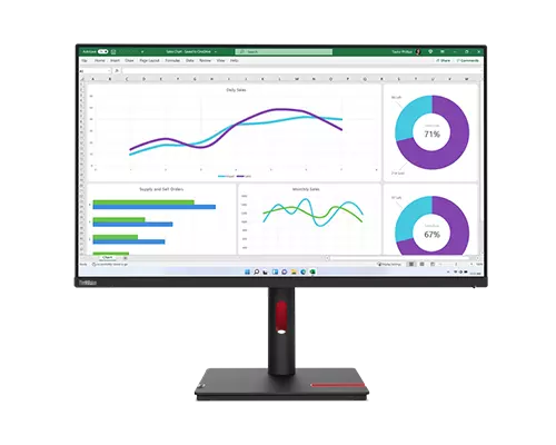 ThinkVision T32p-30(31.5型/3840×2160/IPS/USB-C/高さ・縦回転