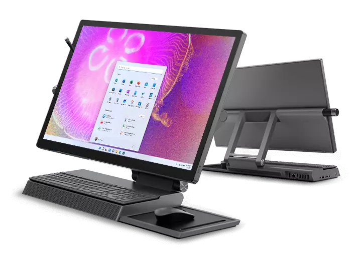 Lenovo Yoga A940 All-in-One, front & back views