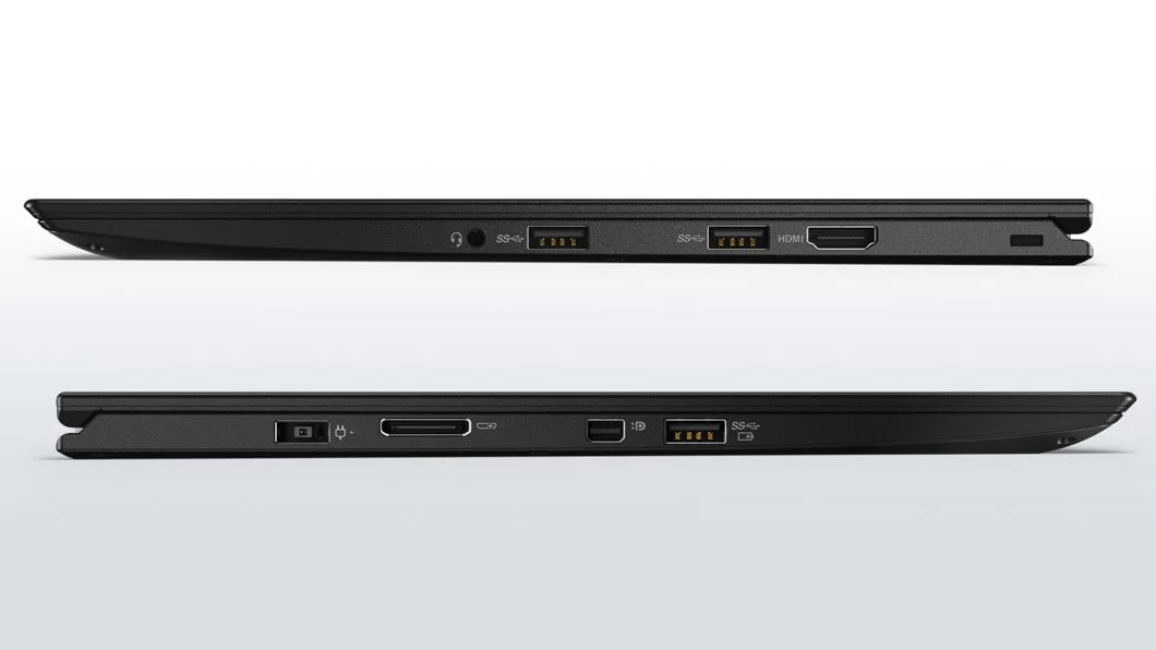 Lenovo ThinkPad X1 Carbon (4th gen) Left and Right Side Ports Detail