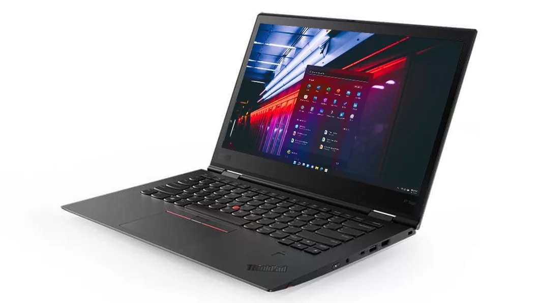 Thumbnail, Lenovo ThinkPad X1 Yoga (3rd Gen) in laptop mode.