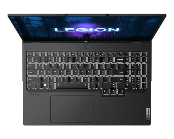 Vista superior del teclado del Legion Pro 7i de 8.ª generación [40,64 cm (16"), Intel]