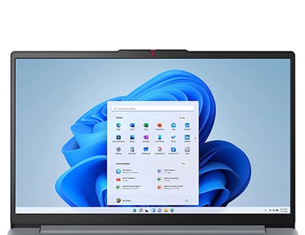 IdeaPad Slim 3 Gen 8 closeup of display with Windows 11 on screen