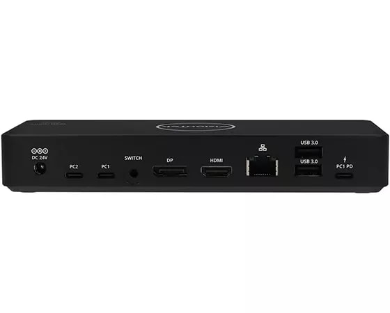 Dell D3100 USB 3.0 Docking Station- HDMI DP Ethernet USB-C USB-A Headphone  and audio output -Plug and Play Black D3100 - Best Buy