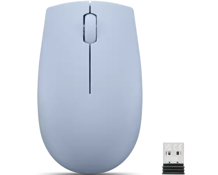 Lenovo 300 ワイヤレス コンパクト マウス(フロストブルー