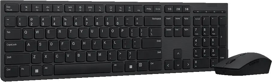 Lenovo プロフェッショナル ワイヤレス 充電式キーボード&マウス - 日本語 | 4X31K03952 | レノボ・ ジャパン