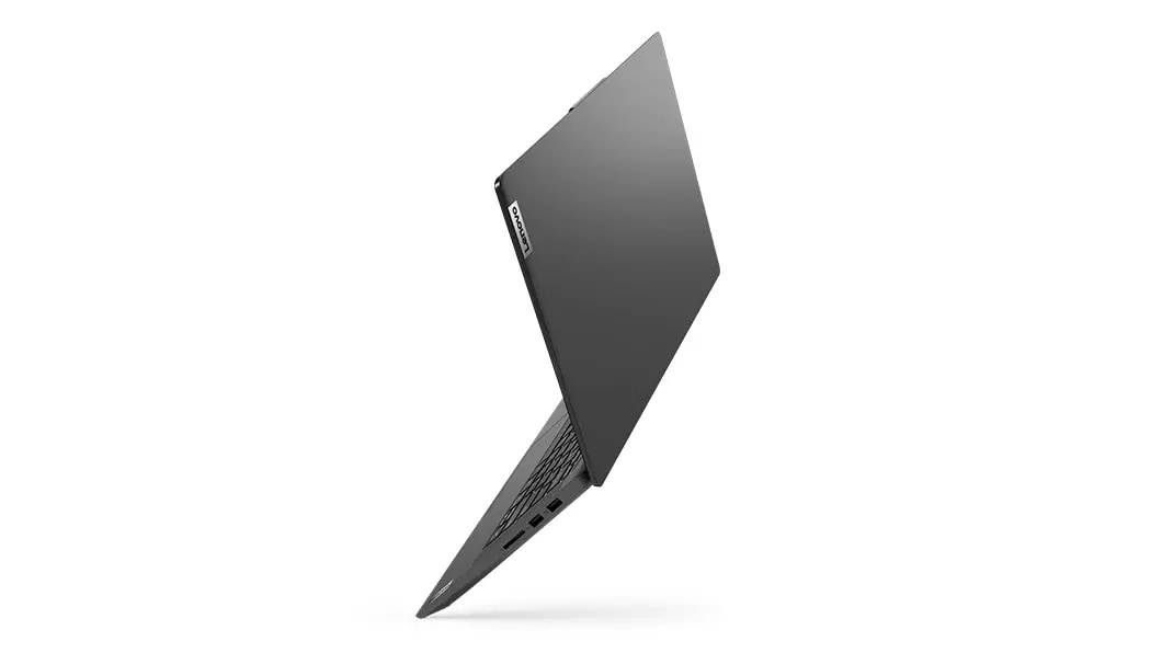 Lenovo IdeaPad 5 (14) Intel, achteraanzicht met gedeeltelijk zicht op toetsenbord