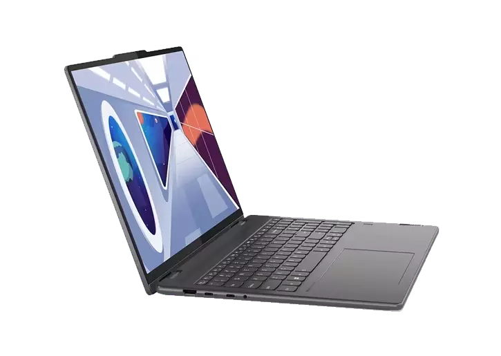 Lenovo Yoga 7i  16 Processador Intel® Core™ i5-1335U de 13ª geração (núcleos de eficiência de até 3,40 GHz, núcleos de desempenho de até 4,60 GHz)/Windows 11 Home 64/SSD de 512 GB M.2 2242 PCIe Gen4 TLC