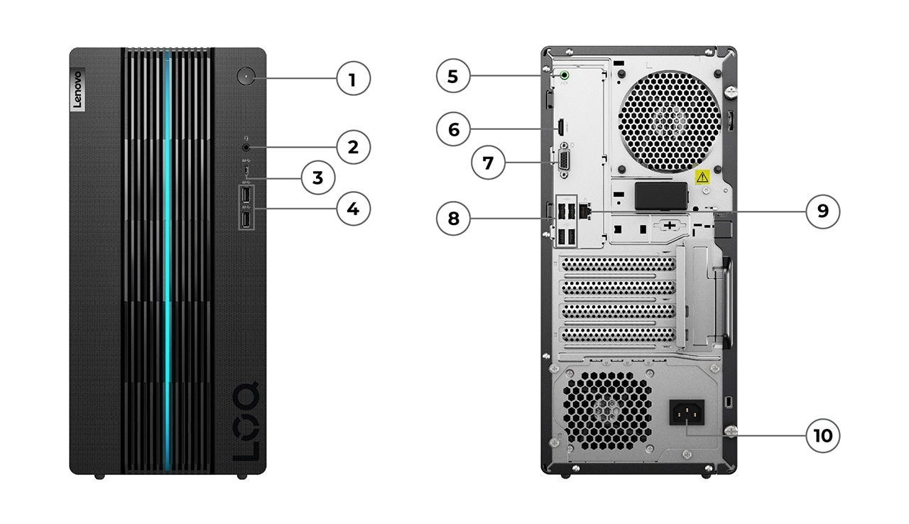 LOQ Tower (Intel) with RTX 3060 | Lenovo CA