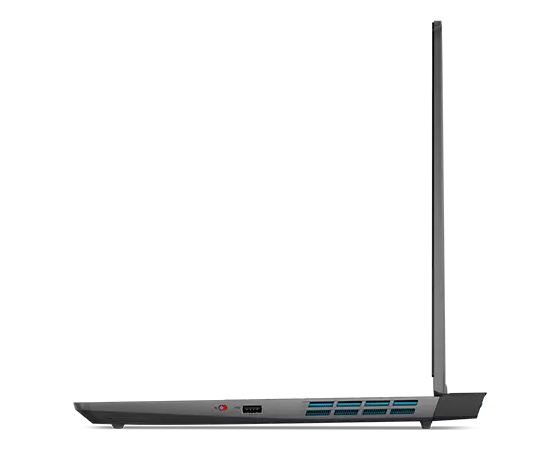 Left side profile view of Lenovo LOQ 16APH8 laptop ports