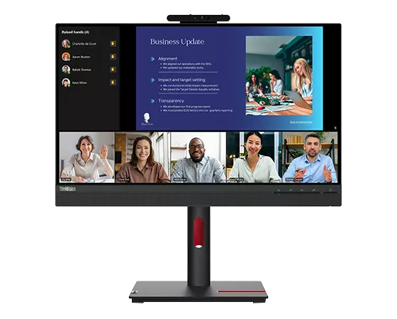 Lenovo ThinkVision T24v-30 23.8" FHD Video Conferencing Monitor