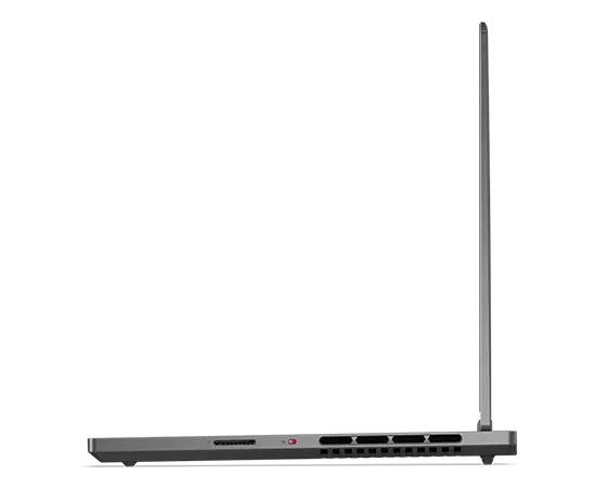 Profielzijaanzicht van Lenovo Legion Slim 5 Gen 8-laptop naar links gericht