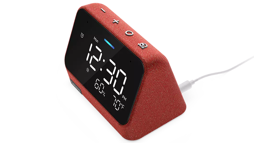 Lenovo Smart Clock Essential med inbyggd Alexa