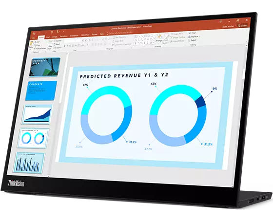 ThinkVision 14 inch IPS WXGA+ 60Hz USB-C Portable Monitor - M14d