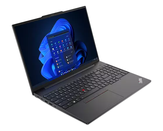 Top left angle view of the ThinkPad E16 Gen 1 (16 AMD)