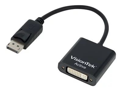 VisionTek DisplayPort to SL DVI-D Active Adapter (M/F) - 17.78cm