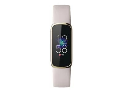 

Fitbit Luxe - soft gold stainless steel - activity tracker with band - lunar white