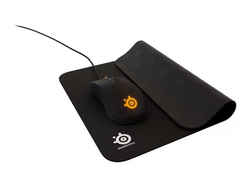  SteelSeries QcK Gaming Surface - Medium Thick Cloth - Peak  Tracking and Stability - Black : Office Products